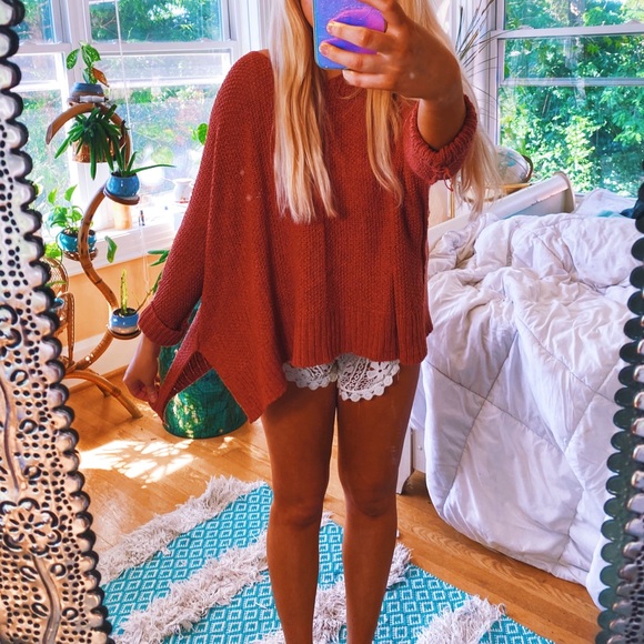 Sweaters - Before You, With Love Formati Rust Knit